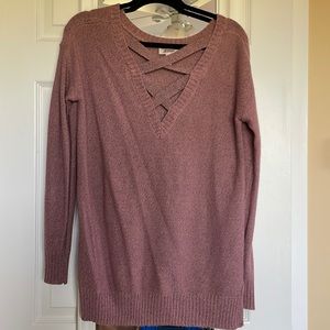 Sweater- Arizona Jeans size medium (purple mauve color)